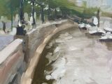Along the Thames, Sketch