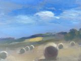 Afternoon Hay Bales