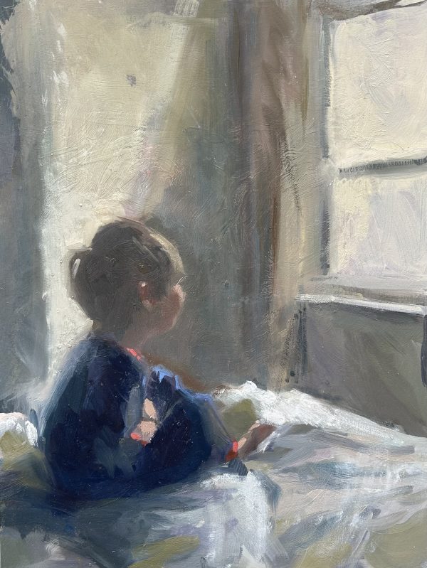 Winter Morning in Pyjamas<br>Available through the Barton Gallery<span style="font-size: 30px; color: #ff000c;">•</span