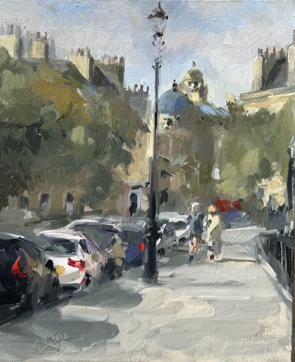Great Pulteney Street towards the Victoria Art Gallery<br>Available through the Barton Gallery<span style="font-size: 30px; color: #ff000c;">•</span