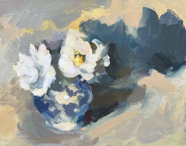 White Begonias