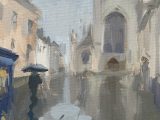 Wet Walk by the Abbey