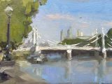 Albert Bridge, last day of September