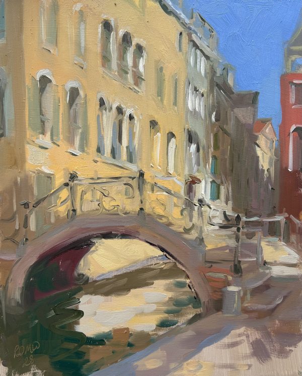 Yellow House by the Canal