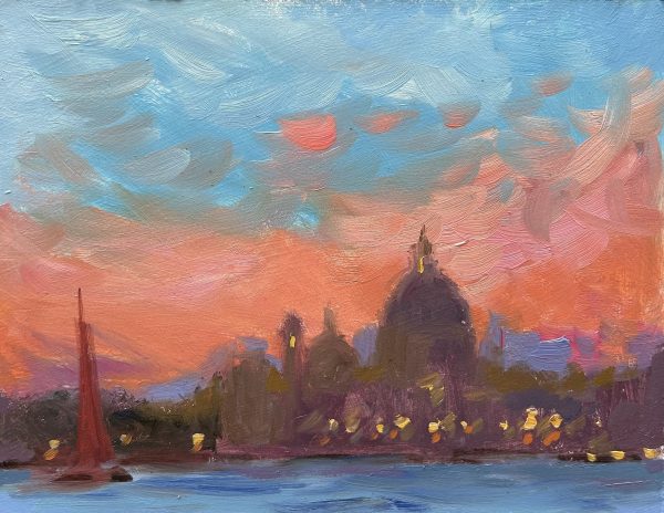 No. 31 Twilight from the Arsenale, sketch