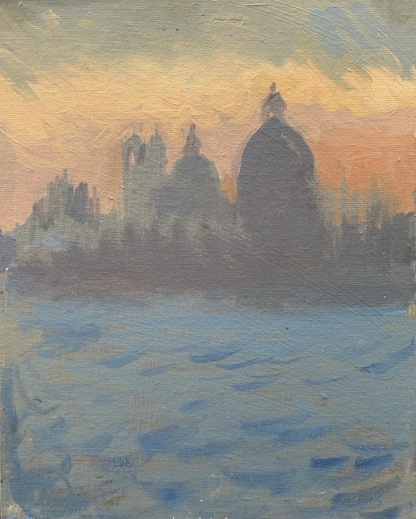 Sundown from the Arsenale, sketch