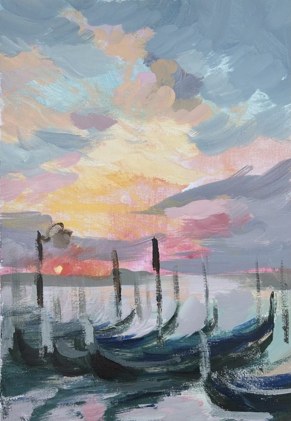 Gondola Sunrise sketch