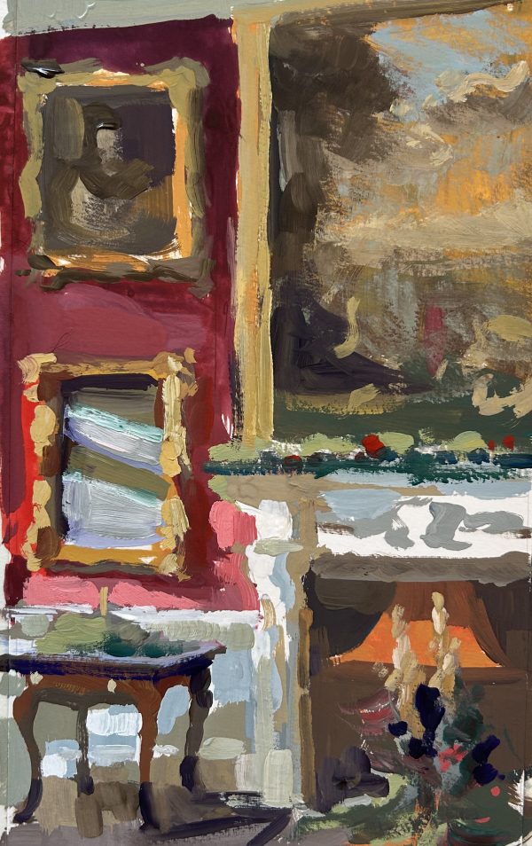 Morning Sunshine on the Fireplace<br>SOLD<span style="font-size: 30px; color: #ff000c;">•</span