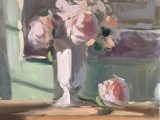 Roses in Vase, Morning sketch