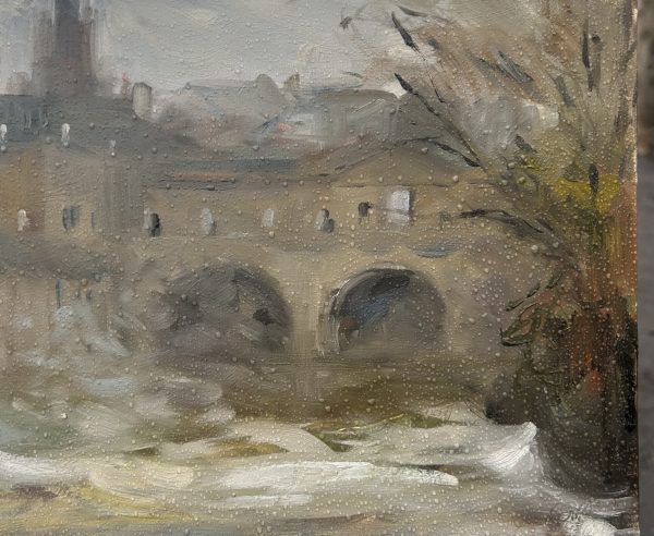 Pulteney Bridge and Weir, January Mist