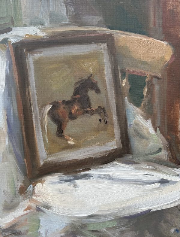 Stubbs 'Whistlejacket' on Chair