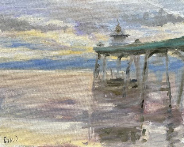 Sun Setting at the Pier