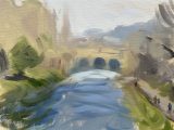 Pulteney Bridge Impression (oil sketch)