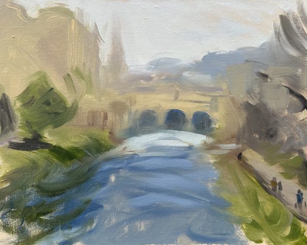 Pulteney Bridge Impression (oil sketch)