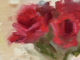 Red Roses Study (oil sketch)