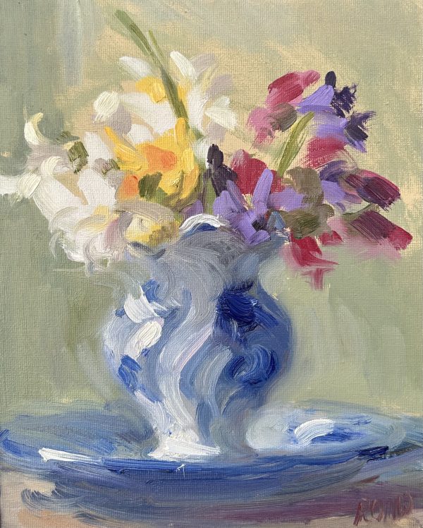 Spring Blooms in Milk Jug No. 1