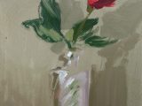 Rose in Bud Vase
