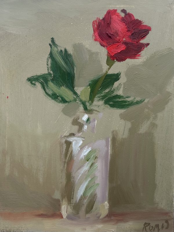 Rose in Bud Vase