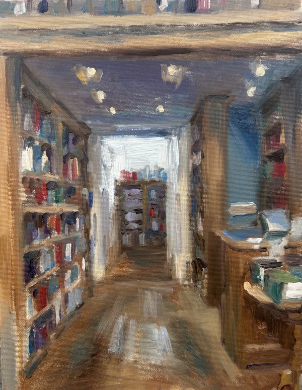 Corridor in Toppings (oil sketch)