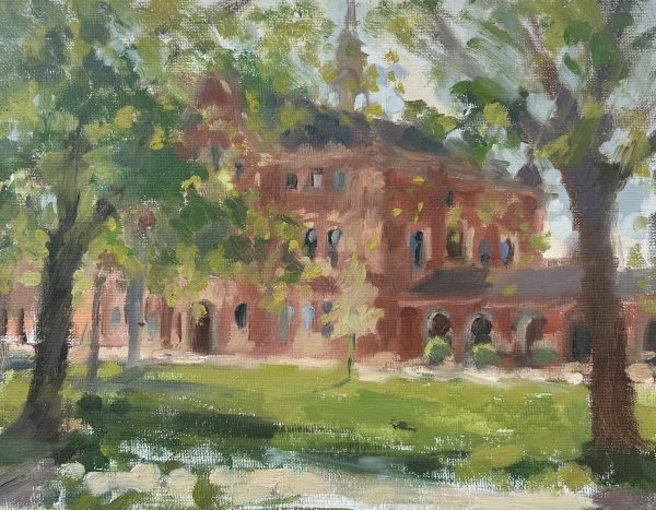 Dulwich College through the Trees