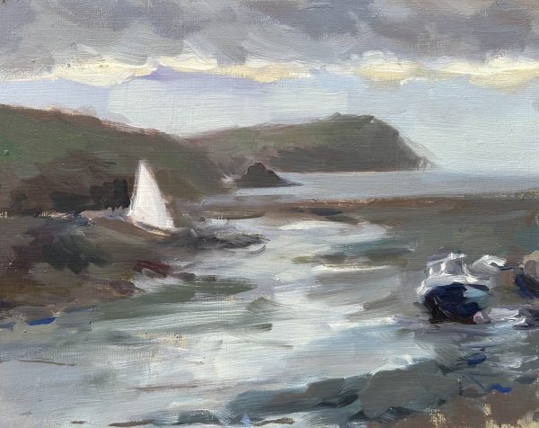 White Sail at Newport, West Wales