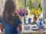 Washing Up (oil sketch)