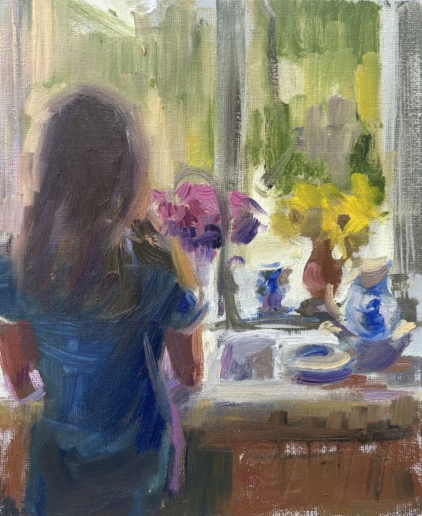 Washing Up (oil sketch)