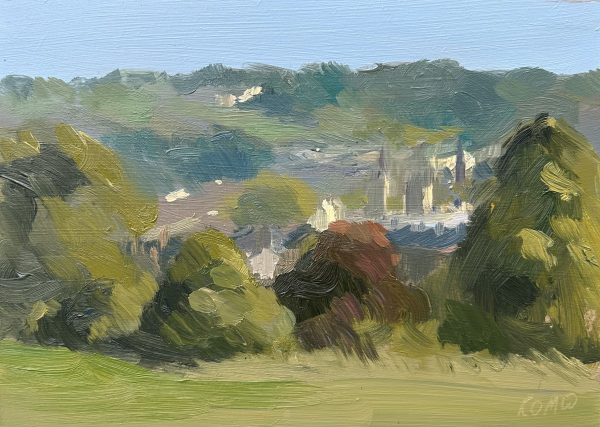 View of Bath from Sion Hill (oil sketch)