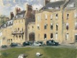 Sheep on Lansdown Crescent