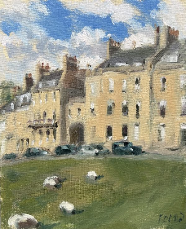 Sheep on Lansdown Crescent