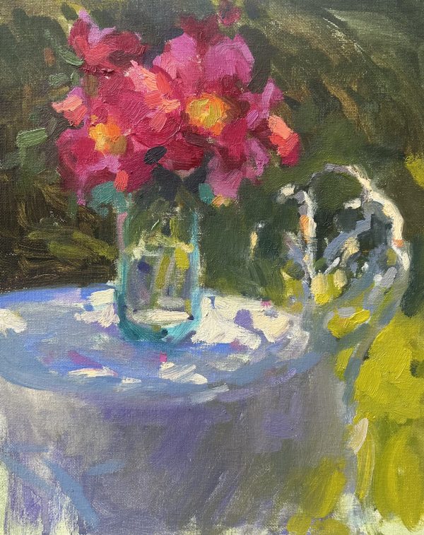 Peonies in the garden