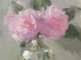 Pink Peonies in Posy Vase