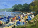 Studland Bay on the hottest day