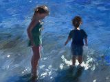 Paddling at Looe