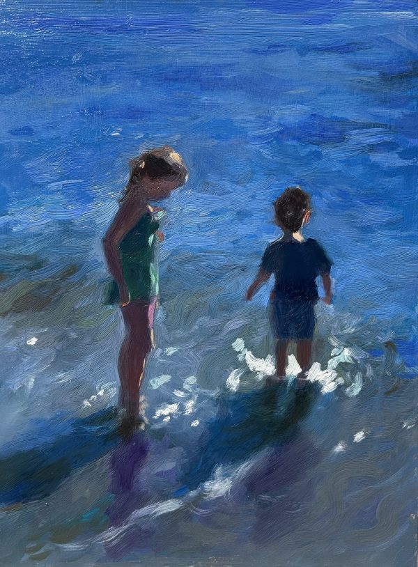 Paddling at Looe