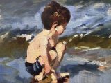 Postcard – Boy at the Beach