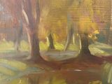 Autumn Reflection at Lacock (oil sketch)