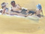 Beach Family (oil sketch)