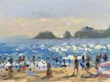 Busy Beach Day at Saundesfoot