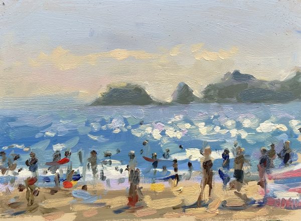 Busy Beach Day at Saundesfoot