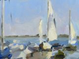 Early Morning Sail at Brancaster Staithe (oil sketch)sold•