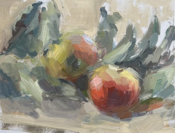 Apple Study (oil sketch)