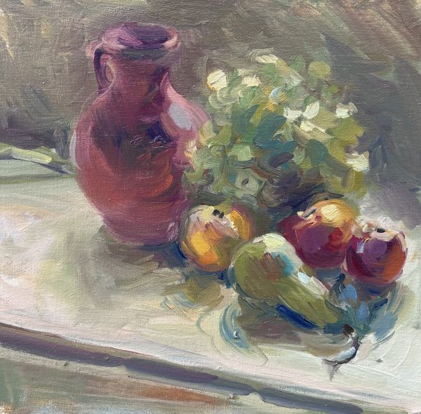 Jug and Fruit